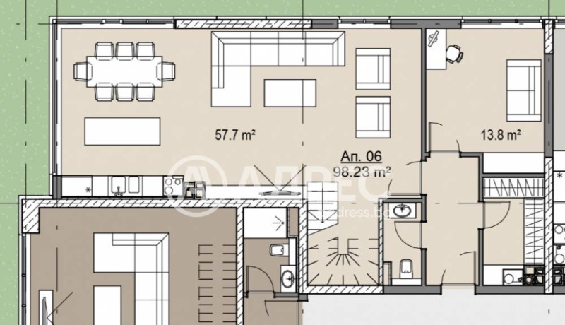 Продава МНОГОСТАЕН, гр. София, Кръстова вада, снимка 2 - Апартаменти - 53520689