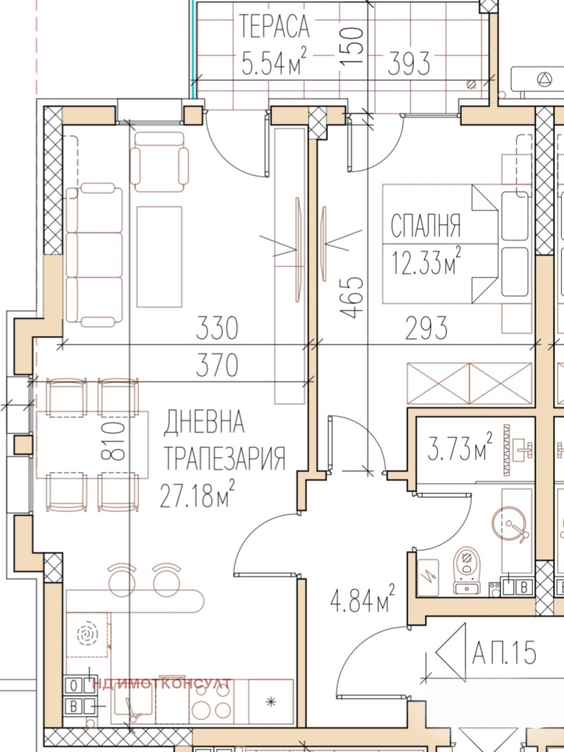 Til salgs  1 soverom Plovdiv , Ostromila , 73 kvm | 73385467 - bilde [2]