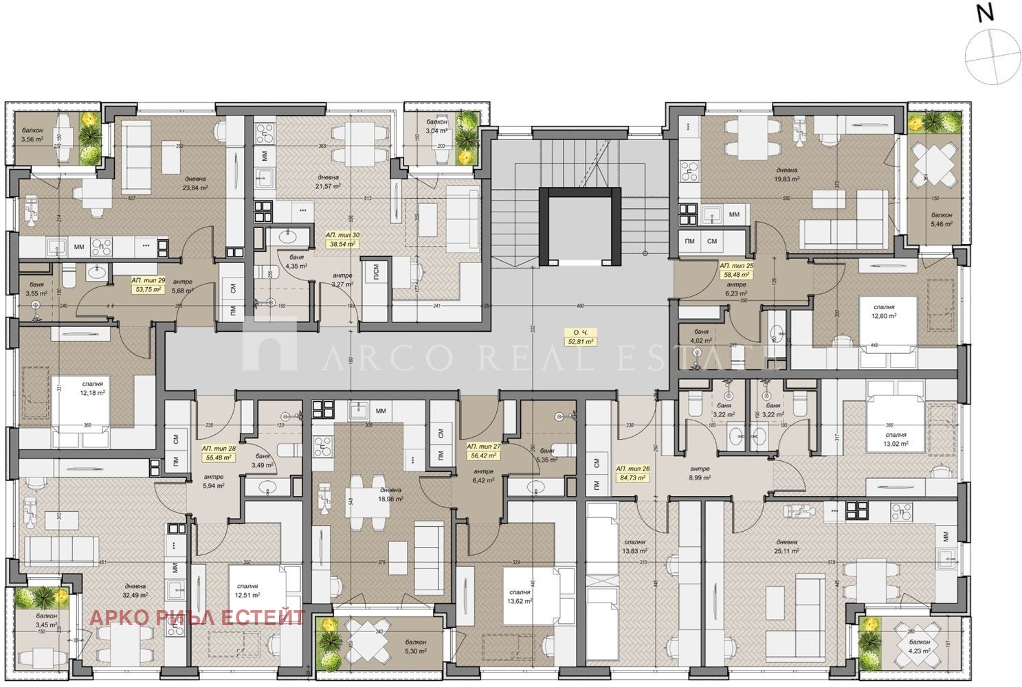 Продава 1-СТАЕН, гр. София, Левски Г, снимка 2 - Апартаменти - 53486418