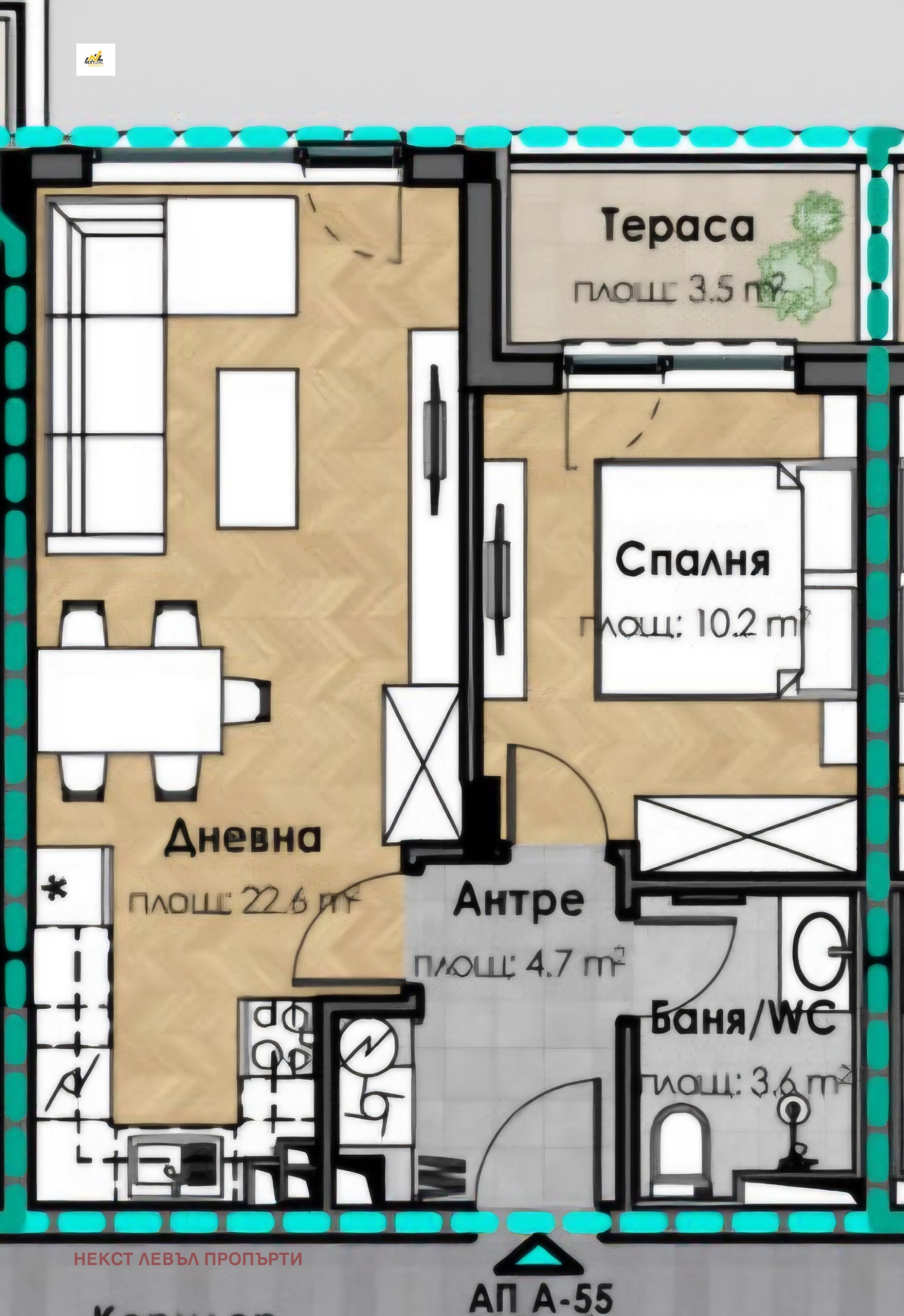 Продава 2-СТАЕН, гр. София, Малинова долина