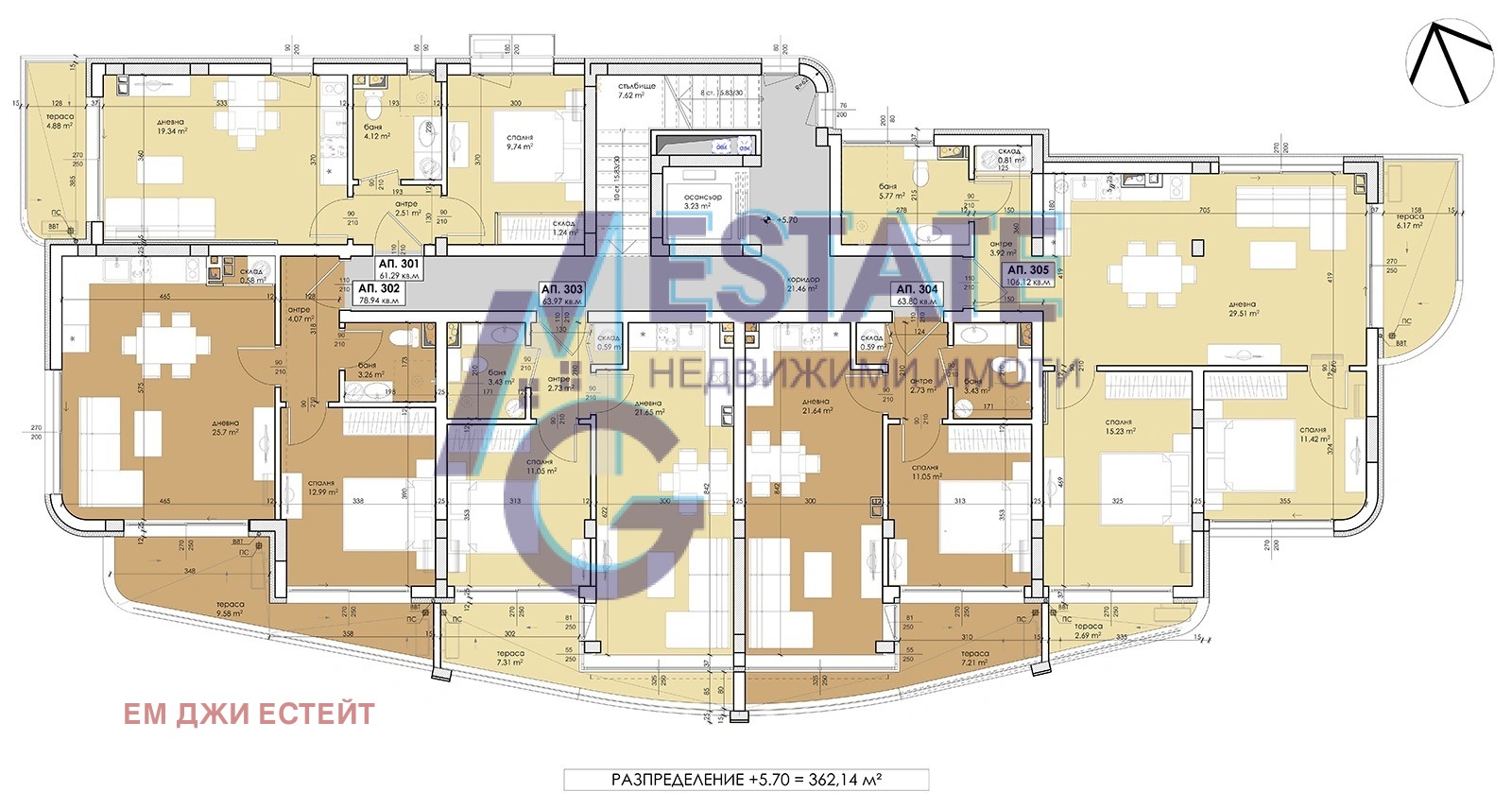 Продава 3-СТАЕН, гр. Поморие, област Бургас, снимка 6 - Апартаменти - 56428949
