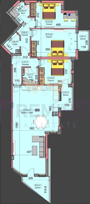 Продава 4-СТАЕН, гр. Варна, Бриз, снимка 4 - Aпартаменти - 49114940