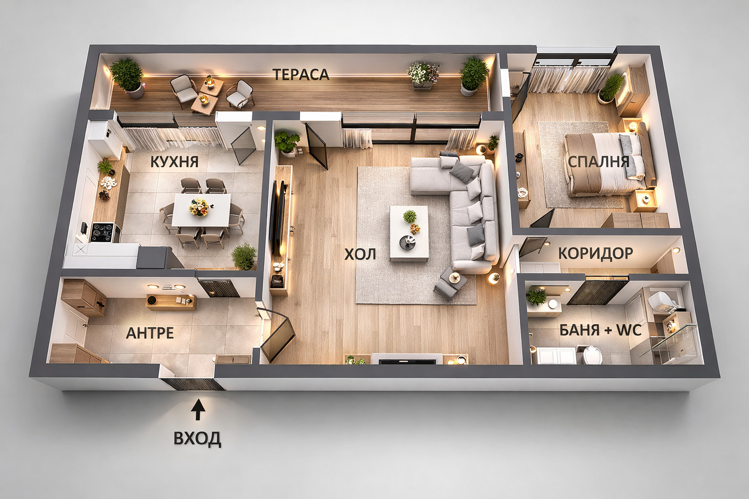 Продава 2-СТАЕН, гр. Варна, Гранд Мол, снимка 5 - Апартаменти - 53719502