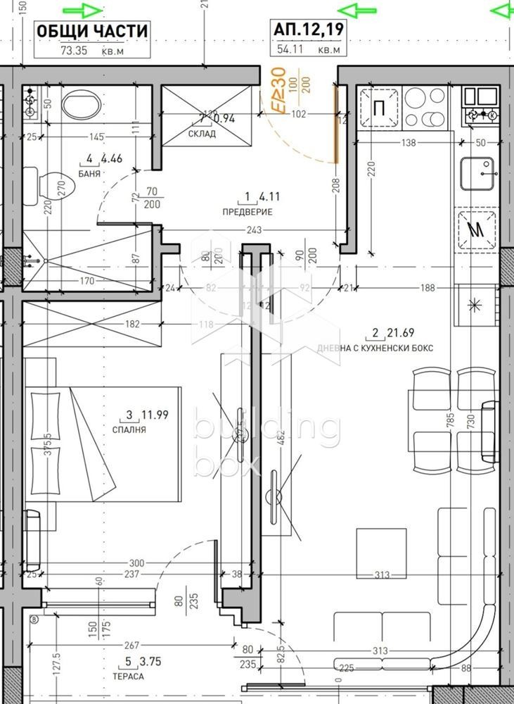 Продава 2-СТАЕН, гр. София, Малинова долина, снимка 9 - Апартаменти - 55083978