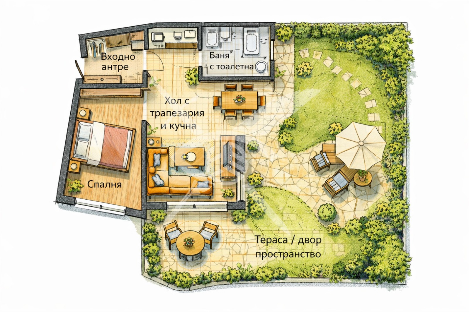 Продава 2-СТАЕН, гр. София, Малинова долина