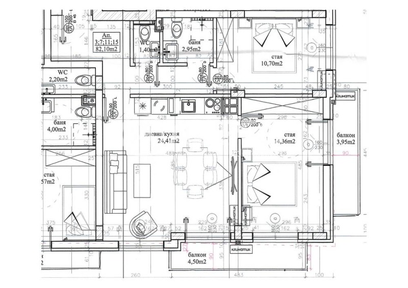 Продава 3-СТАЕН, гр. София, област София-град, снимка 3 - Aпартаменти - 48907226