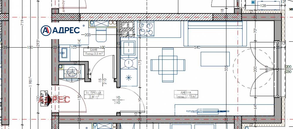 Продава 1-СТАЕН, гр. Варна, Владислав Варненчик 1, снимка 2 - Апартаменти - 54135984