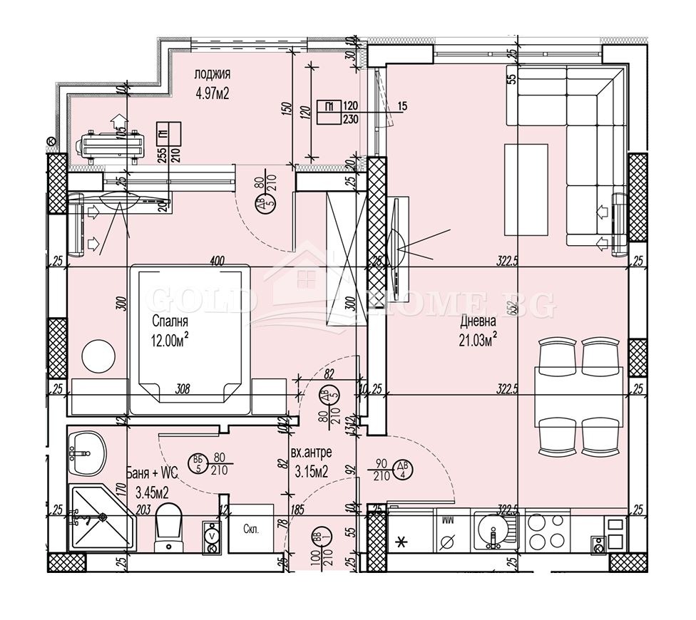Продава 2-СТАЕН, гр. Пловдив, Южен, снимка 3 - Апартаменти - 55429430