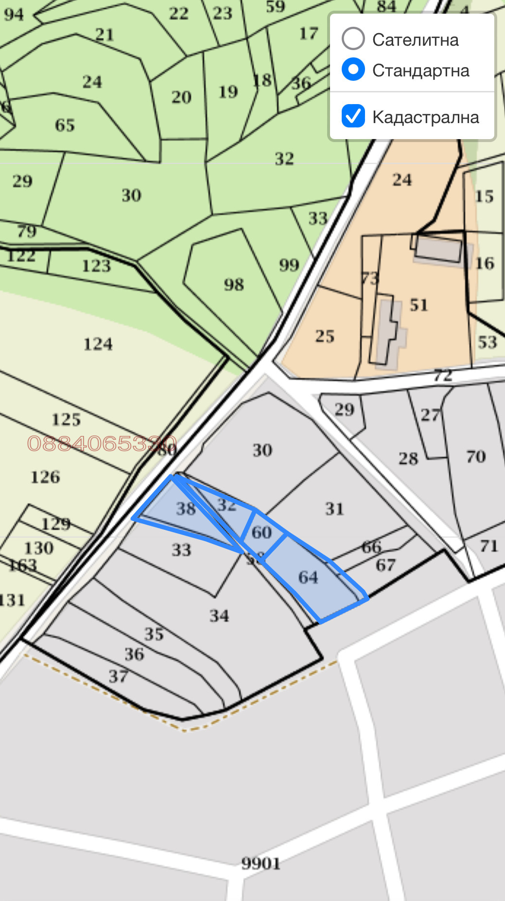 Продава ПАРЦЕЛ, с. Върбница, област София област, снимка 2 - Парцели - 56058671