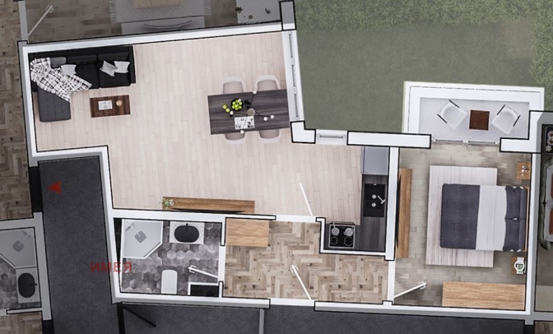 Продава 2-СТАЕН в град София, Стрелбище - 76 кв.м / 218 500 € » 427 348.86 лв., ИМЕЯ