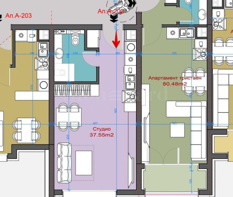 Zu verkaufen  Studio region Blagoewgrad , Bansko , 44 qm | 90671729 - Bild [5]