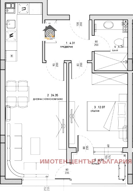Продава 2-СТАЕН, гр. София, Малинова долина, снимка 2 - Апартаменти - 54187913