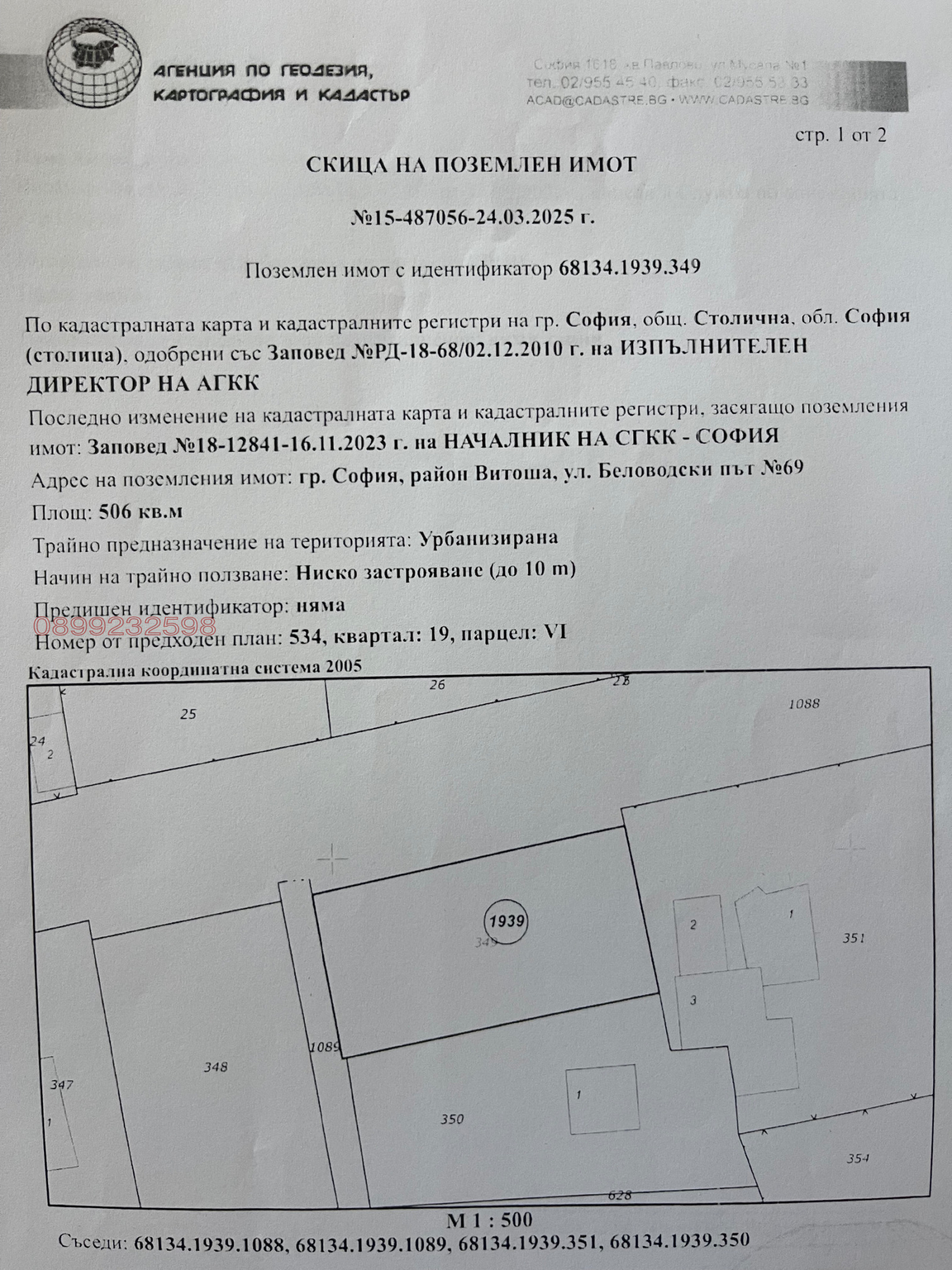 Продава ПАРЦЕЛ, гр. София, Бояна