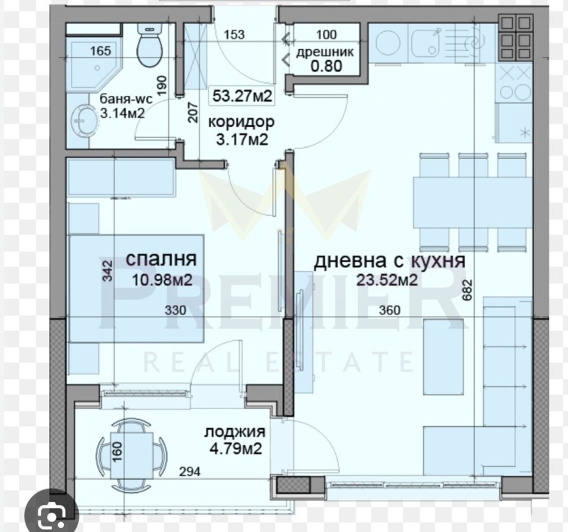 De vânzare  1 dormitor Varna , Pobeda , 63 mp | 75608091 - imagine [17]