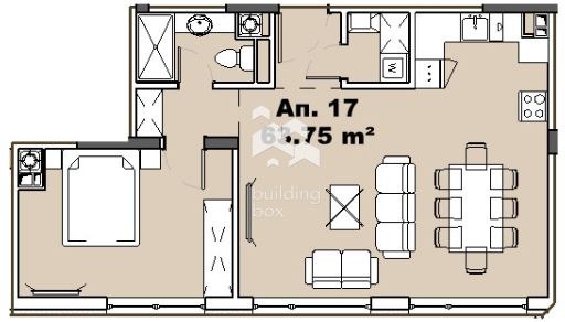 Til salgs  1 soverom Sofia , m-t Gardova glava , 76 kvm | 21894230 - bilde [12]