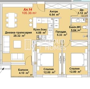 Продава  3-стаен град София , Бояна , 105 кв.м | 66074994 - изображение [2]