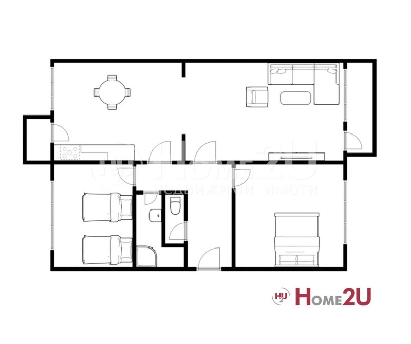 À vendre  2 chambres Plovdiv , Kyutchouk Parij , 92 m² | 75397299 - image [5]
