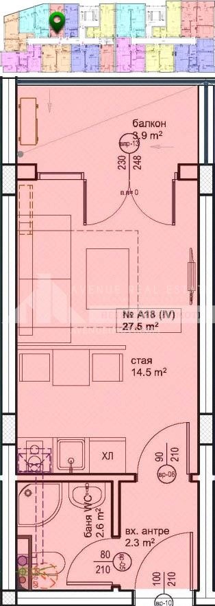 Na sprzedaż  Studio Burgas , Bratja Miladinowi , 46 mkw | 69509737 - obraz [2]