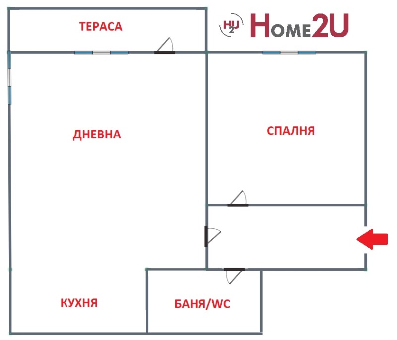 Продава  2-стаен град София , Кръстова вада , 73 кв.м | 82908573 - изображение [2]