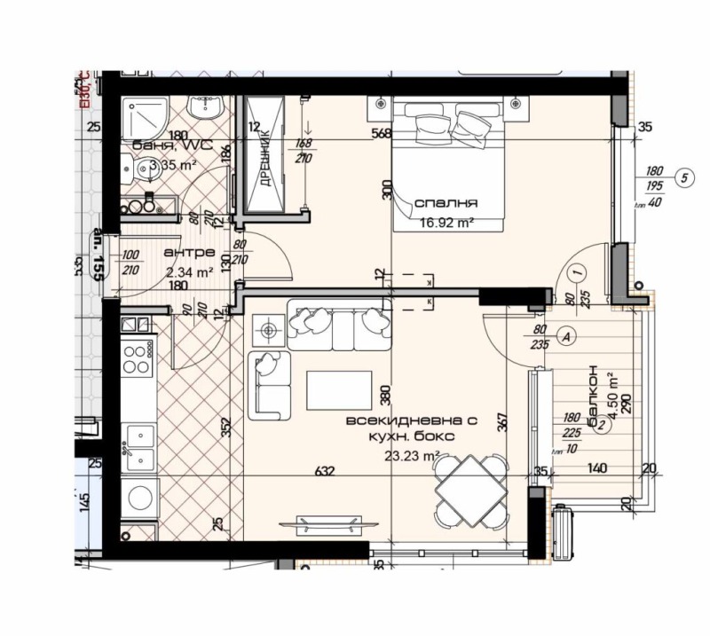 Продава  2-стаен град Варна , Младост 1 , 71 кв.м | 10228703