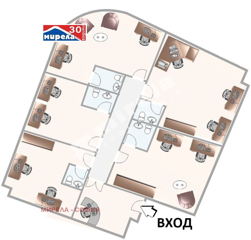 Продава ОФИС в град София, Горубляне - 389 кв.м / 760 461 € » 1 487 332.44 лв., МИРЕЛА - СОФИЯ