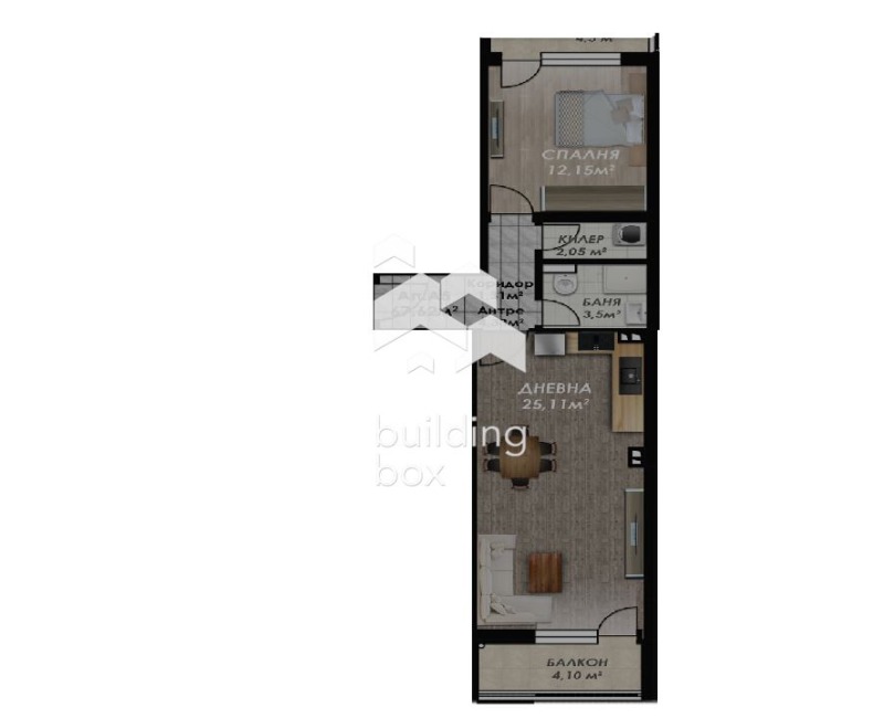 Te koop  1 slaapkamer Plovdiv , Gagarin , 76 m² | 87569725 - afbeelding [12]
