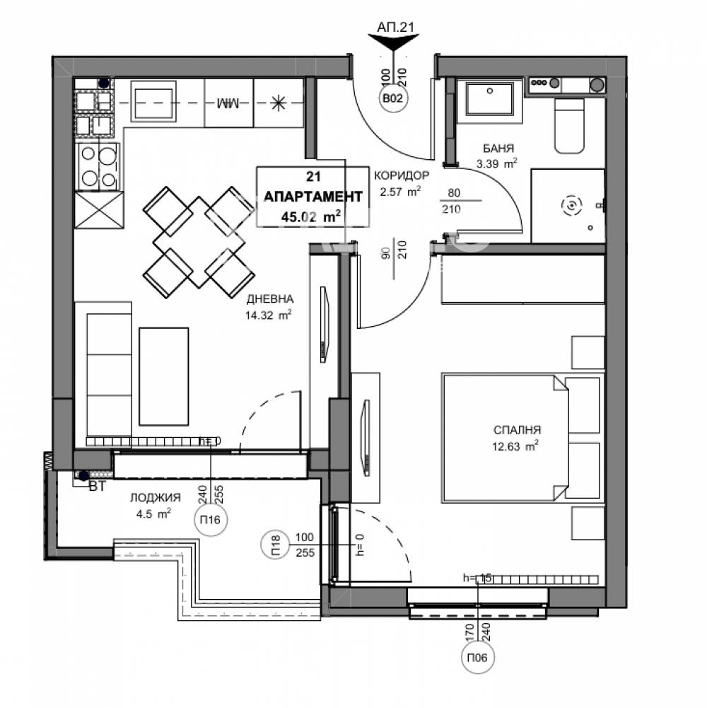 Продава 2-СТАЕН, гр. София, Обеля 2, снимка 4 - Апартаменти - 54074667