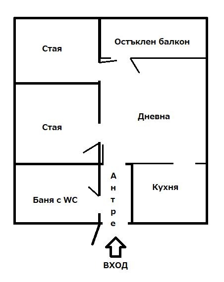 Продава 2-СТАЕН, гр. София, Белите брези, снимка 3 - Aпартаменти - 48515384