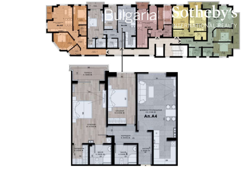 Myytävänä  2 makuuhuonetta Sofia , Mladost 1 , 129 neliömetriä | 60503166 - kuva [4]