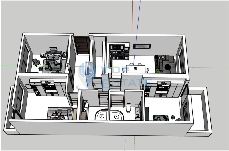 Myytävänä  3 makuuhuonetta Veliko Tarnovo , Buzludža , 135 neliömetriä | 38901322 - kuva [2]