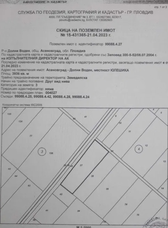 Til salg  Grund region Plovdiv , Asenovgrad , 3936 kvm | 18856717