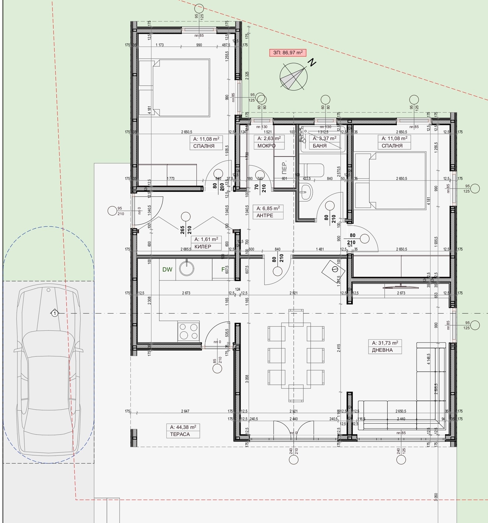 Продава КЪЩА, гр. Костинброд, област София област, снимка 3 - Къщи - 55137878