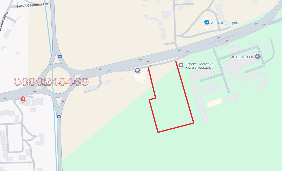 Продава ПАРЦЕЛ, гр. Монтана, Промишлена зона, снимка 4 - Парцели - 54539335