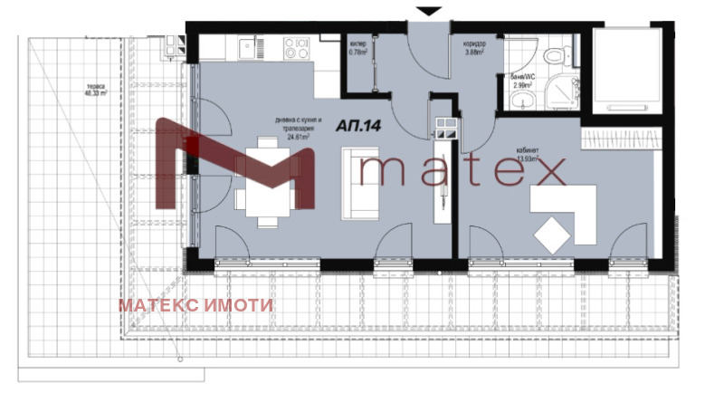 Продава 2-СТАЕН, гр. Варна, Аспарухово, снимка 1 - Aпартаменти - 46924489