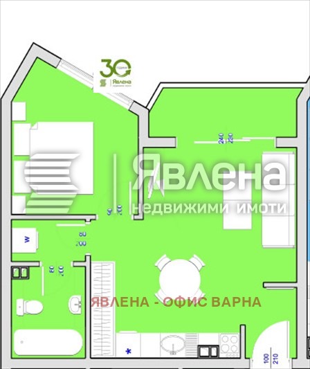 Продава  2-стаен област Варна , гр. Бяла , 57 кв.м | 89272464 - изображение [3]
