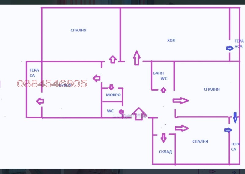 Продается  3+ спальни Бургас , Изгрев , 105 кв.м | 15787337 - изображение [17]