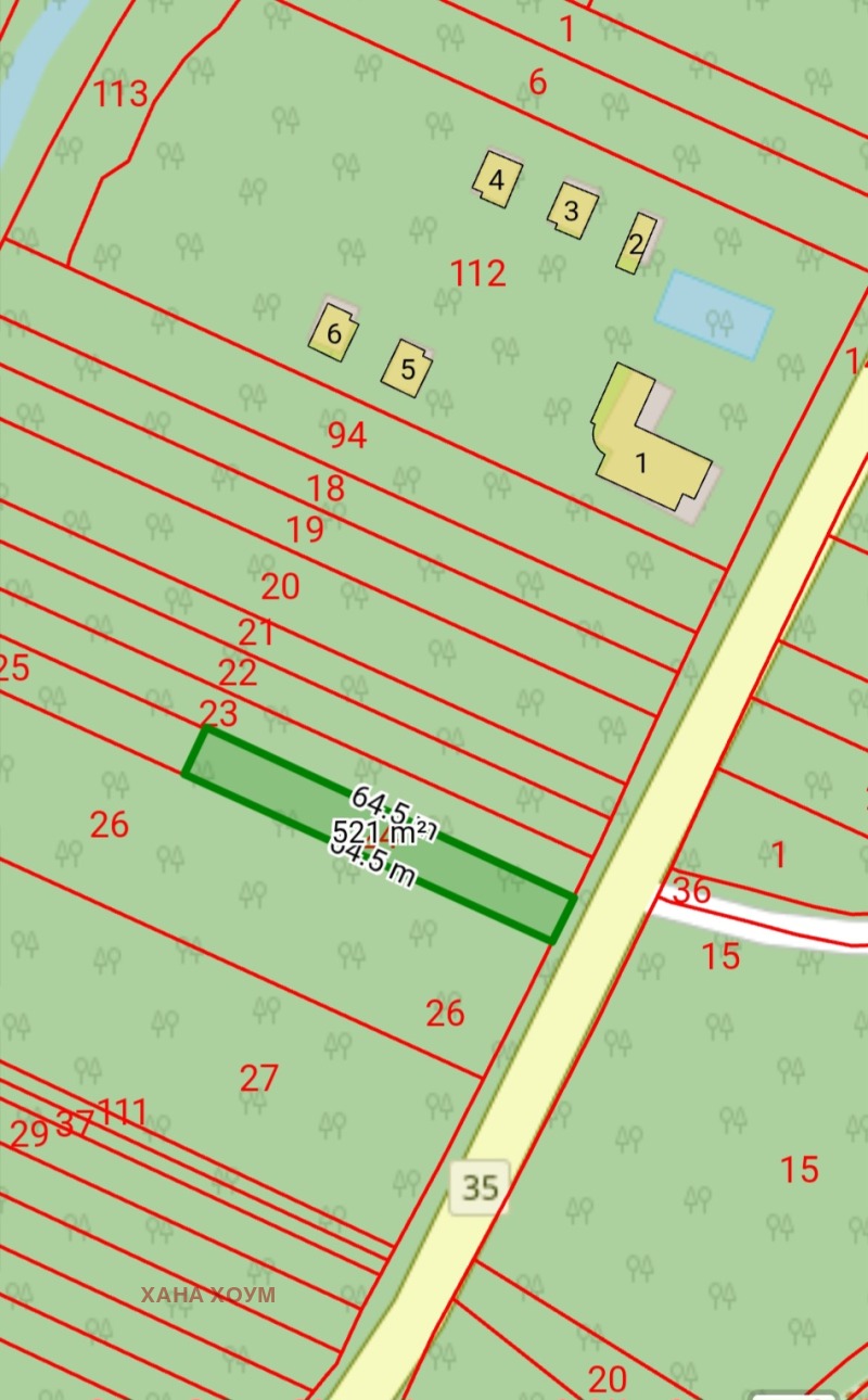 Продава ПАРЦЕЛ в област Ловеч, с. Балканец - 521 кв.м / 5 900 € » 11 539.40 лв., ХАНА ХОУМ