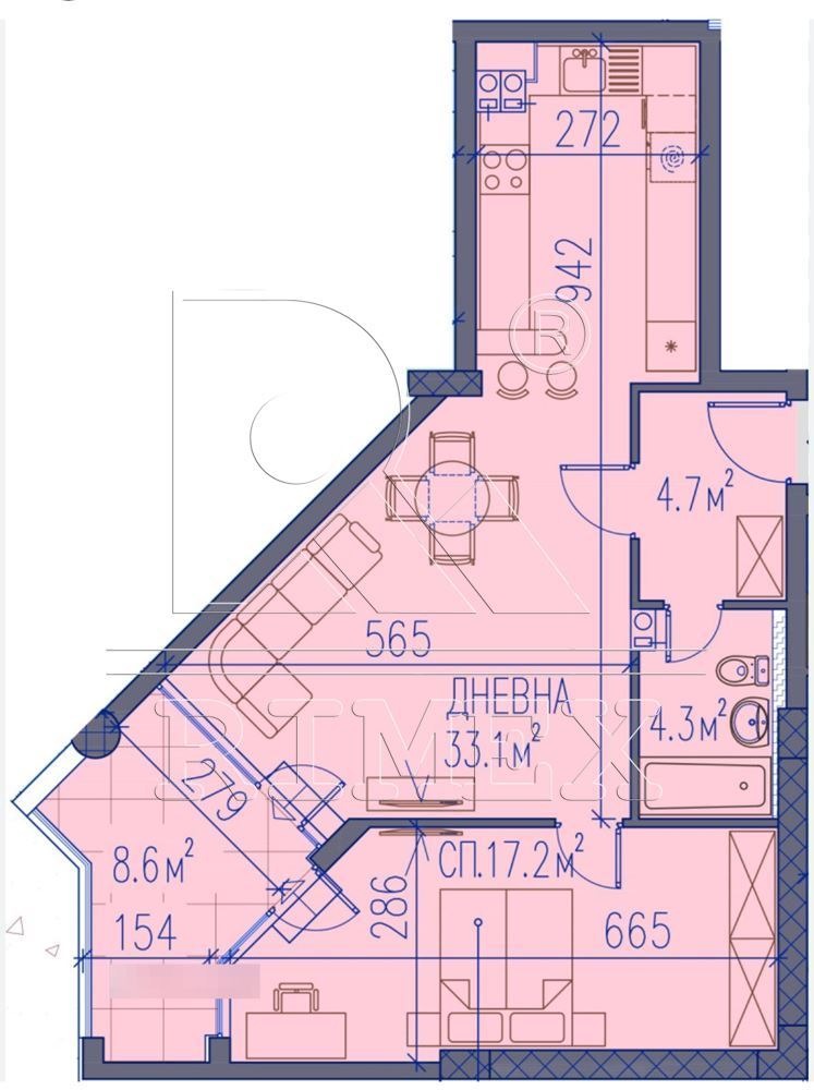 Продава 3-СТАЕН, гр. Пловдив, Младежки Хълм, снимка 1 - Aпартаменти - 49389835