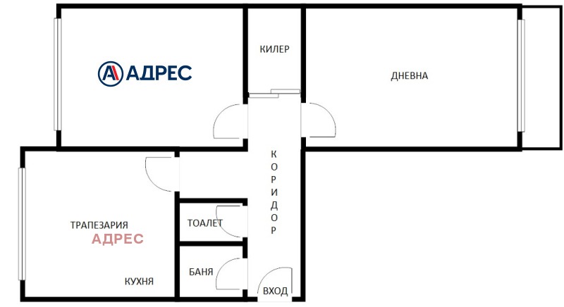 For Sale  1 bedroom Varna , Mladost 1 , 60 sq.m | 95924315 - image [4]