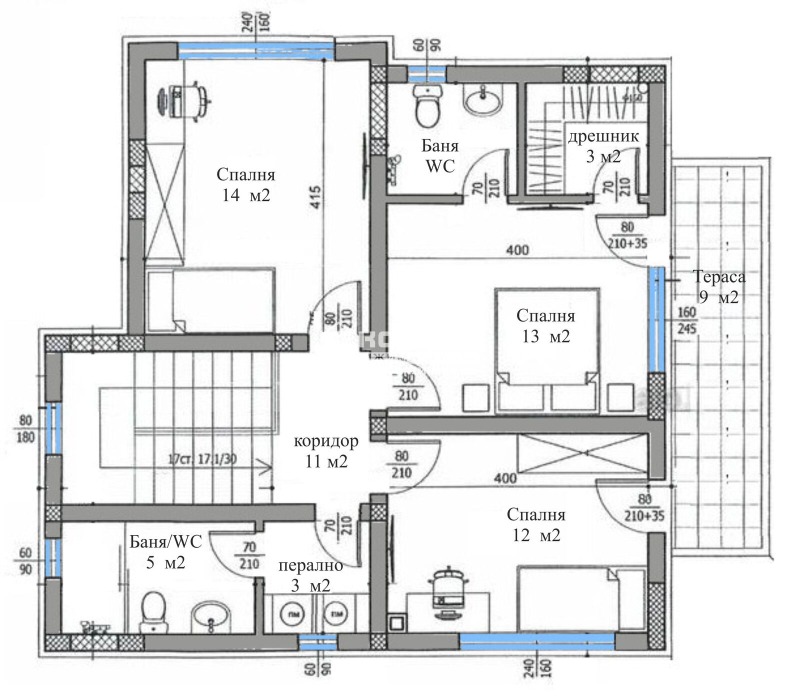 Продава КЪЩА, с. Първенец, област Пловдив, снимка 3 - Къщи - 52562944
