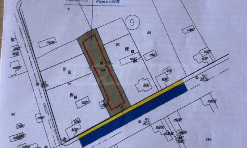 À venda  Trama região Dobrich , Hadji Dimitar , 1143 m² | 31284550