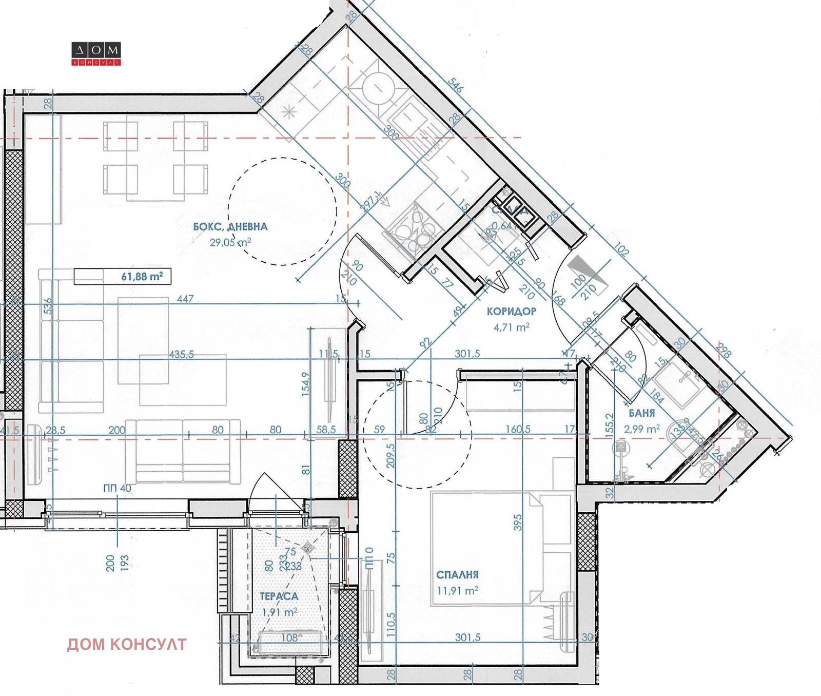 Продава 2-СТАЕН, гр. София, Младост 4, снимка 15 - Апартаменти - 54268372