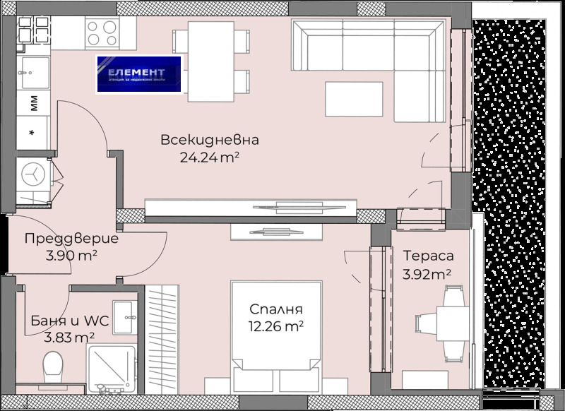 Продава 2-СТАЕН, гр. Пловдив, Христо Смирненски, снимка 6 - Aпартаменти - 48369986