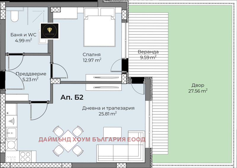 Продава 2-СТАЕН, гр. Пловдив, Беломорски, снимка 4 - Aпартаменти - 48811628