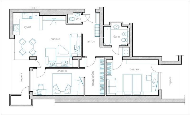 Zu verkaufen  2 Schlafzimmer Sofia , Iztok , 83 qm | 83227431 - Bild [9]