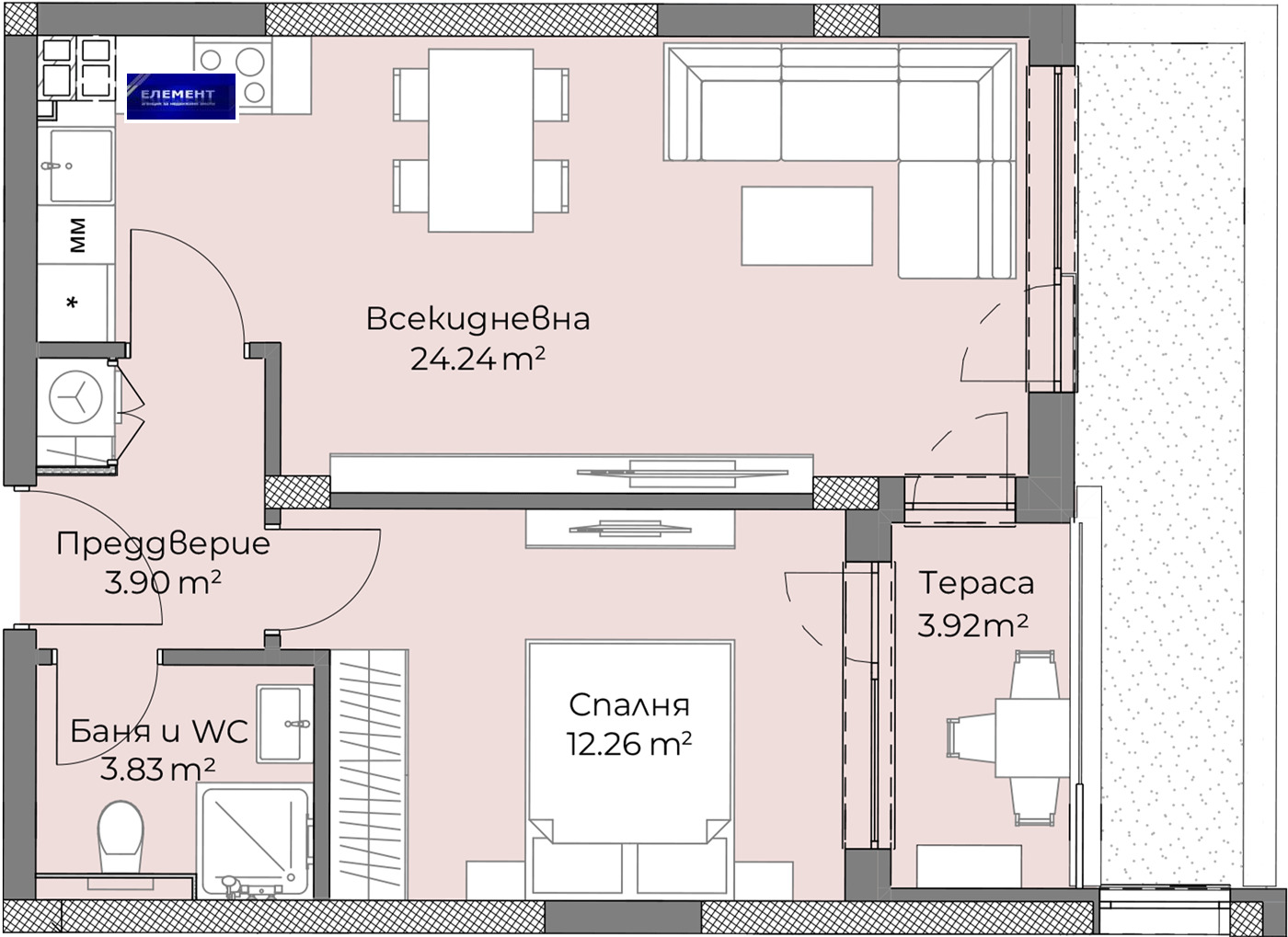 Продава 2-СТАЕН, гр. Пловдив, Христо Смирненски, снимка 7 - Апартаменти - 55126873