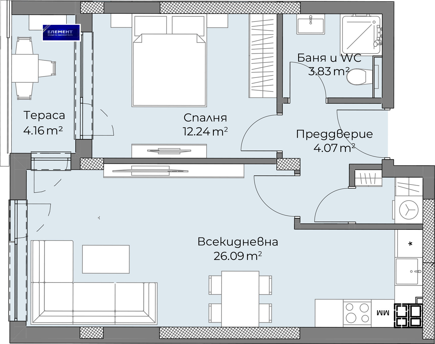 Продава 2-СТАЕН, гр. Пловдив, Христо Смирненски, снимка 6 - Апартаменти - 55126873