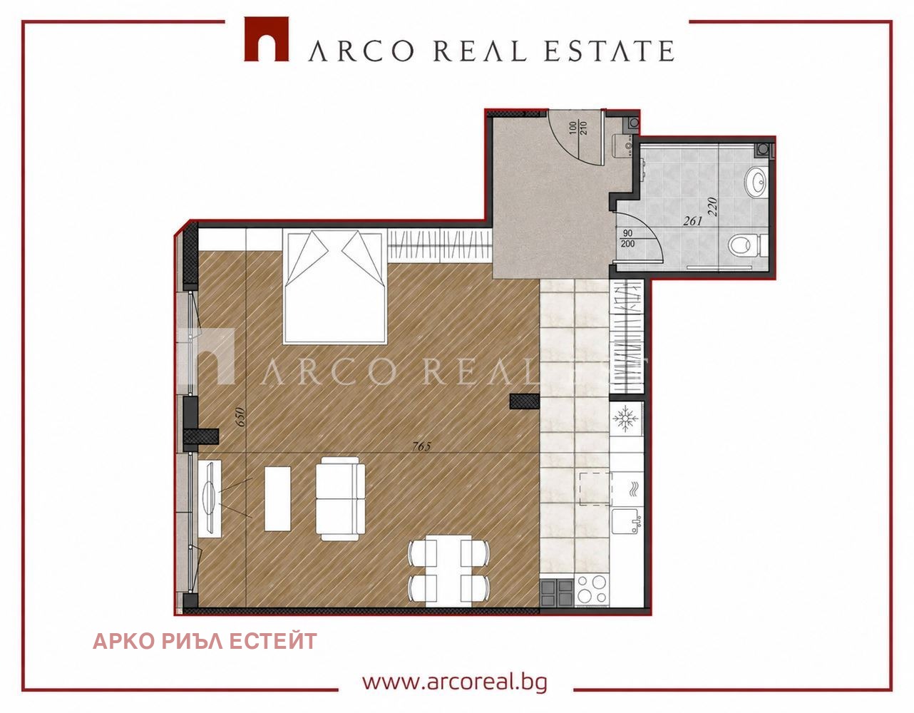 Продава 1-СТАЕН, гр. София, Кръстова вада, снимка 2 - Апартаменти - 56721144