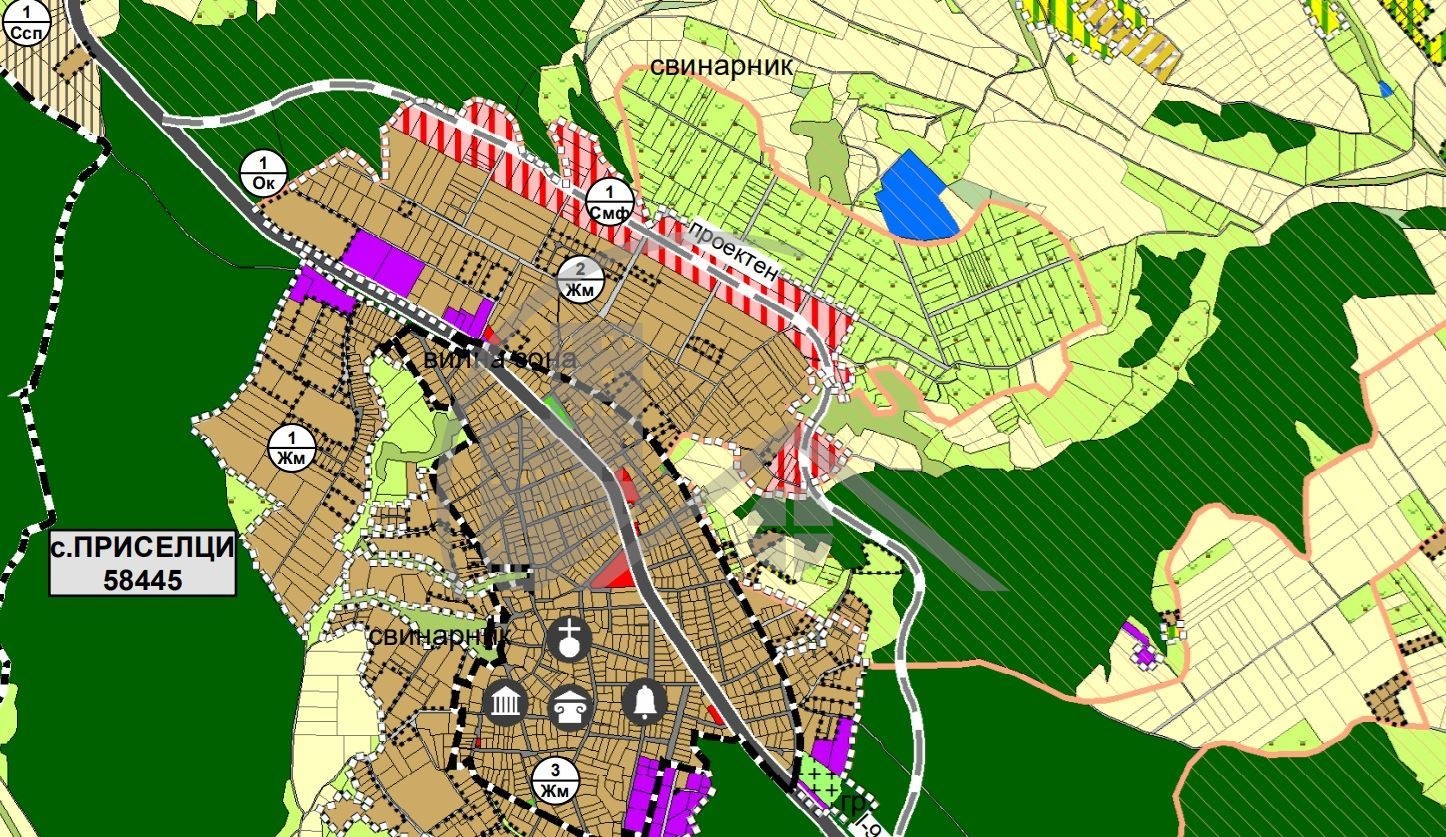 Продава ПАРЦЕЛ, с. Приселци, област Варна, снимка 3 - Парцели - 54737122