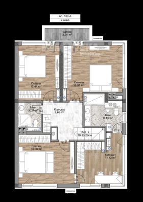 3+ Schlafzimmer Mladost 4, Sofia